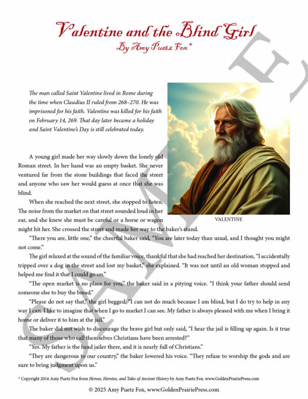 Saint Valentine: The Martyr Who Loved Christ by Amy Puetz Fox - Image 2